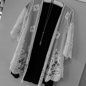 Lace cover-up